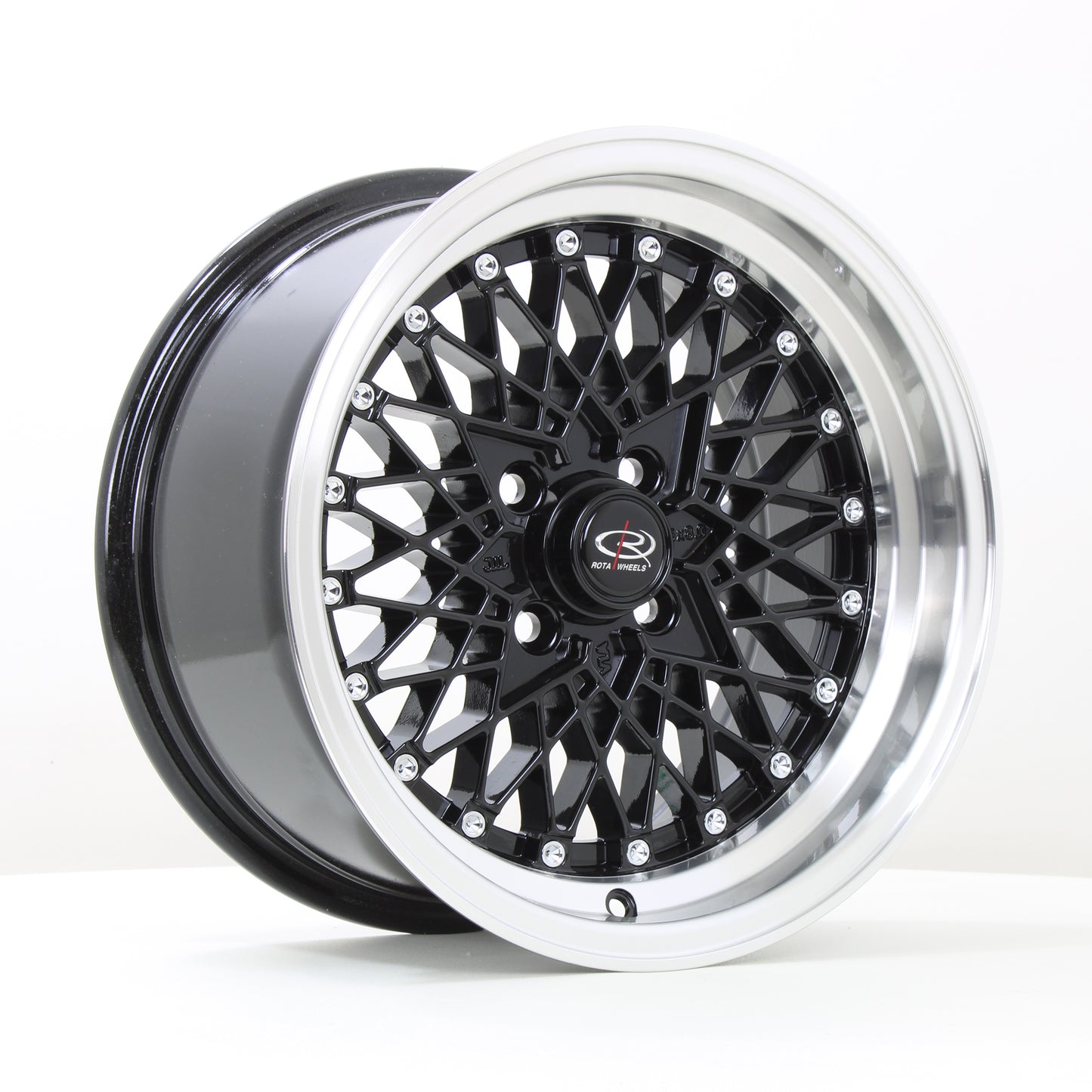 Rota OSMesh Alloy Wheels - 15x8 | 4x100 | ET20 | RLBlack