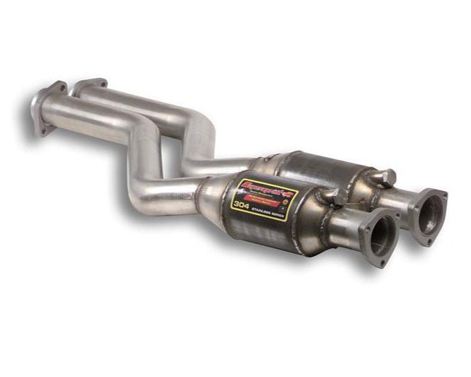 Supersprint Front Pipes With Metallic catalytic converters - BMW 3 Series E46 M3 - Evolve Automotive