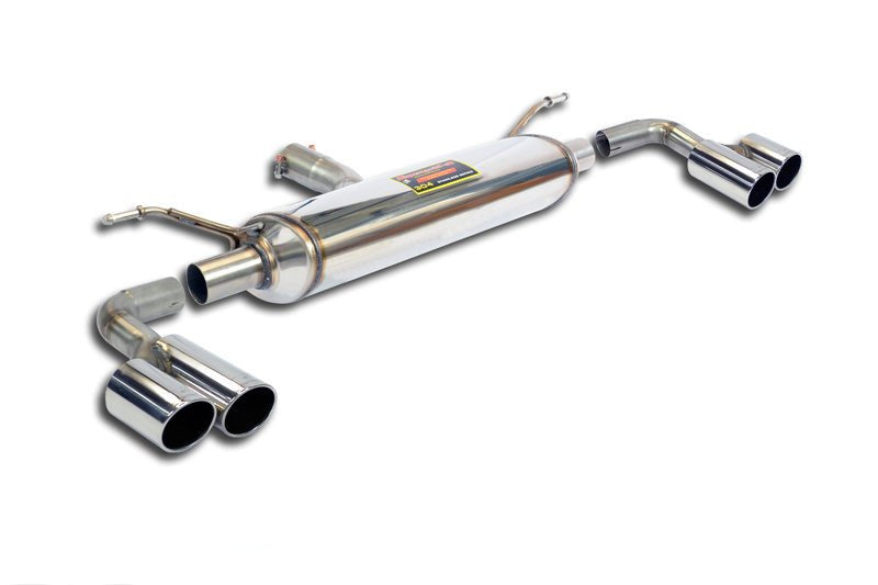 Supersprint Rear Exhaust Quad 80mm Tailpipes - BMW 2 Series F22 M235I/M240I - Evolve Automotive