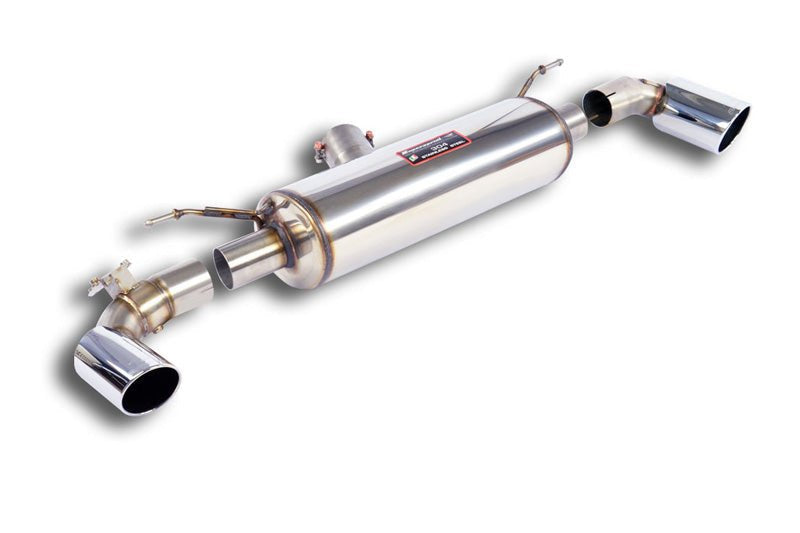 Supersprint Valved Rear Exhaust 80mm Tailpipes - BMW 1 Series F20/F21 M140I - Evolve Automotive