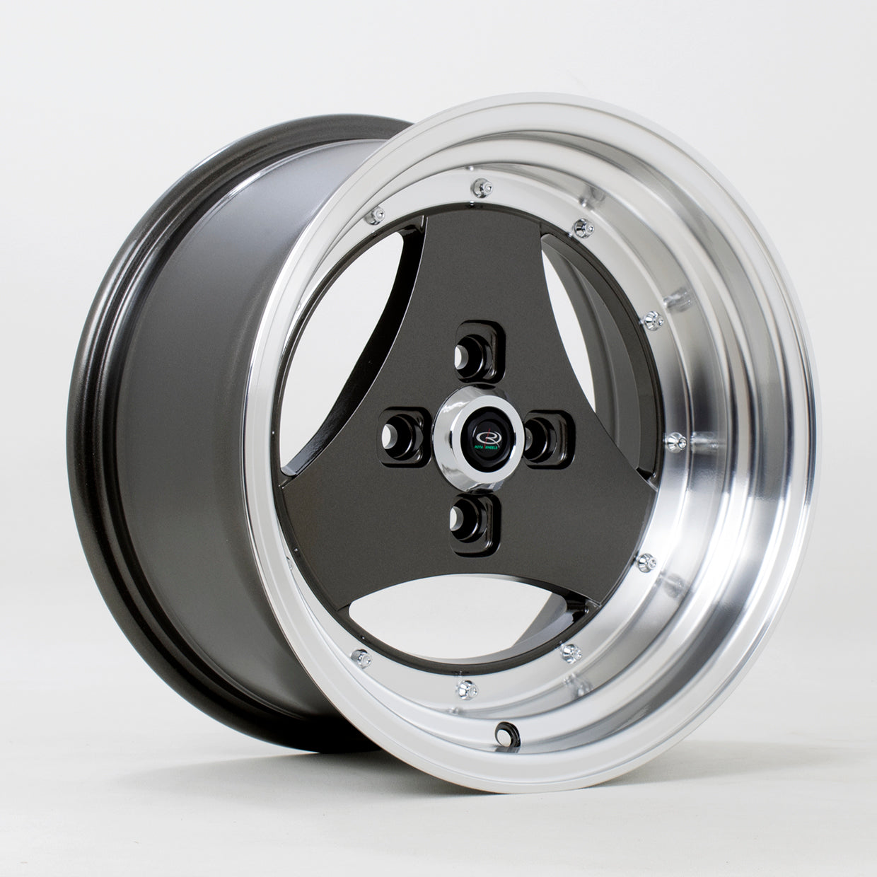 Rota Triad Alloy Wheels - 15x8 | 4x100 | ET0 | RLGunmetal