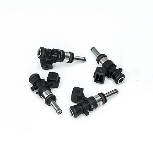 DeatschWerks DW A Bosch EV14 Universal 40mm compact Matched Set of 4 Injectors 1200cc (Extended Nozzle)