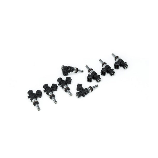 DeatschWerks DW A Bosch EV14 Universal 40mm compact Matched Set of 8 Injectors 1200cc (Extended Nozzle)
