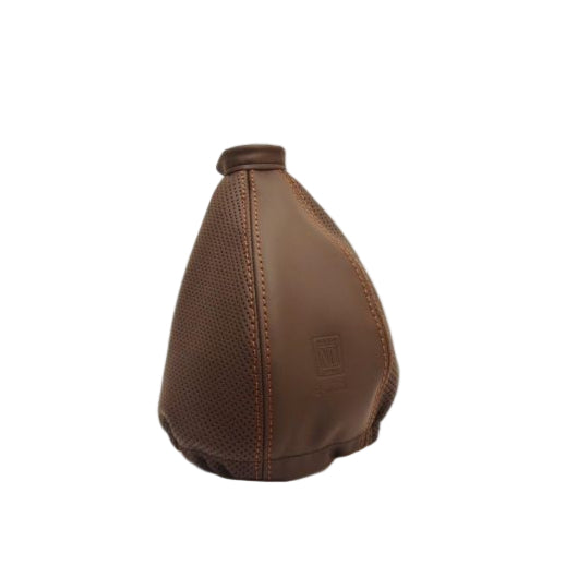 Nardi Brown Leather Gear Gaiter with Perforated Sides