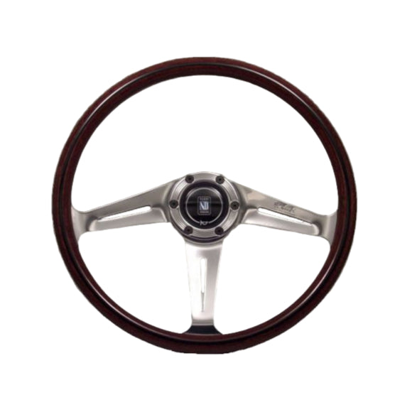 Nardi Classic Wood Steering Wheel 360mm with Polished Downward Spokes