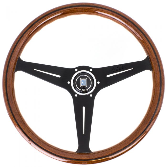 Nardi Classic Wood Steering Wheel 390mm with Black Spokes – ID-Workz