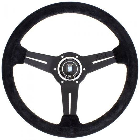 Nardi Classic Suede Steering Wheel 330mm with Black Spokes