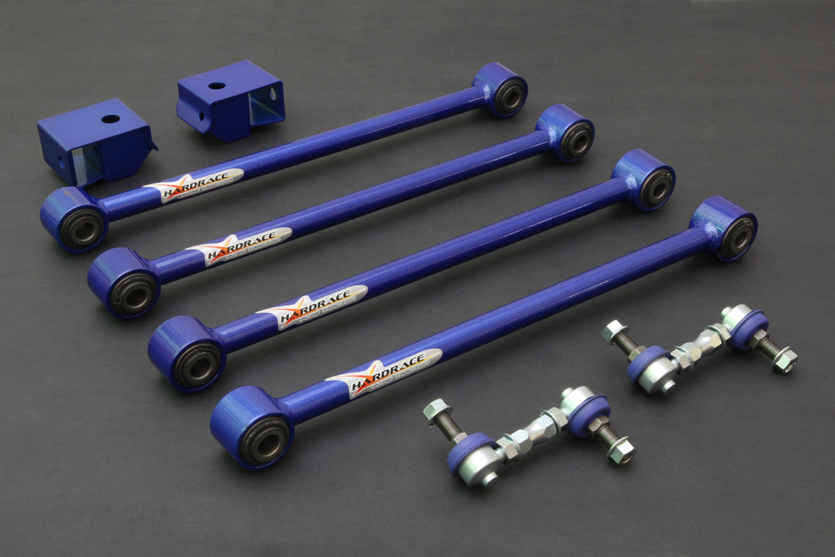 Hardrace Rear Lateral Arms & Anti Roll Bar Links x 8 for Subaru Impreza GC