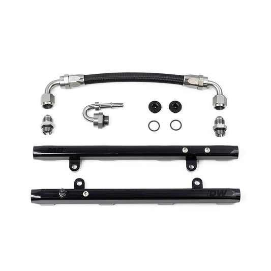 DeatschWerks DW Coyote 5.0 Fuel Rails with Crossover for Ford Mustang V8 (11-17)
