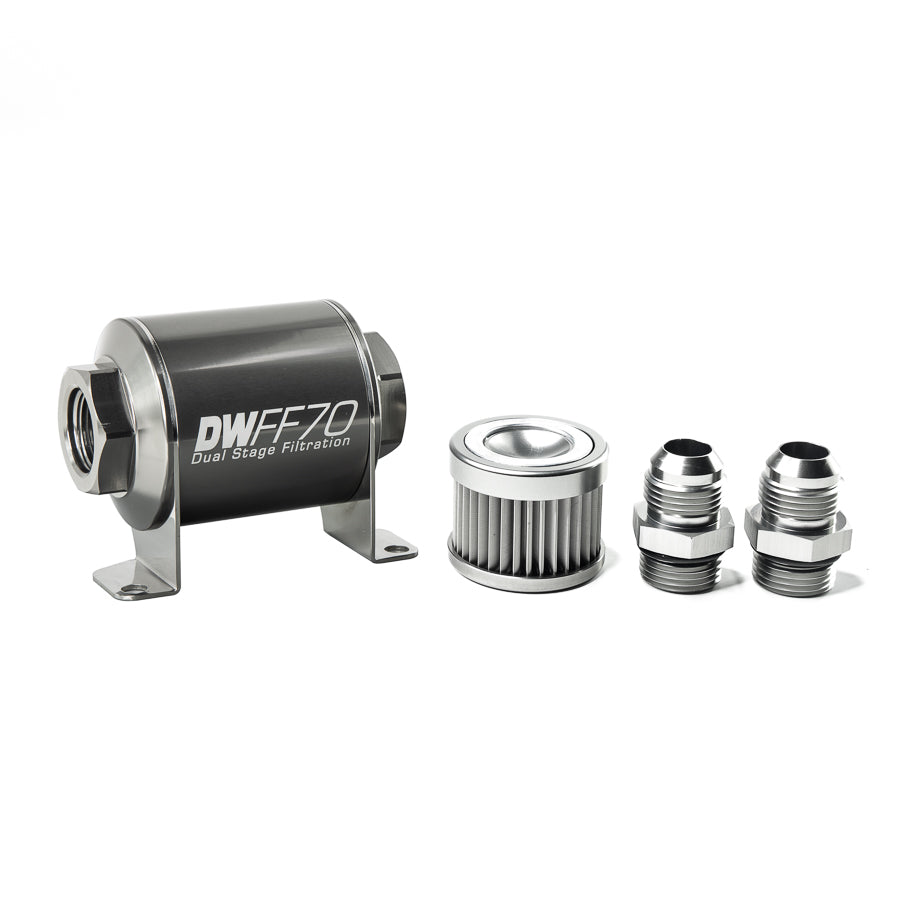 DeatschWerks In-Line Fuel Filter and Housing Kit (8-03-070-010K-10)