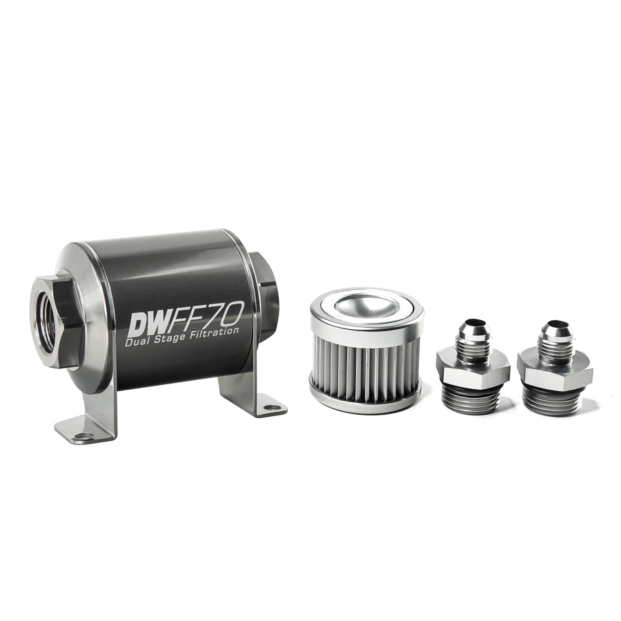 DeatschWerks In-Line Fuel Filter and Housing Kit (8-03-070-010K-6)