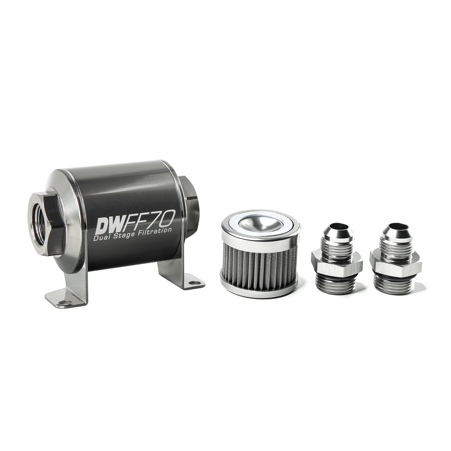 DeatschWerks In-Line Fuel Filter and Housing Kit (8-03-070-040K-8)