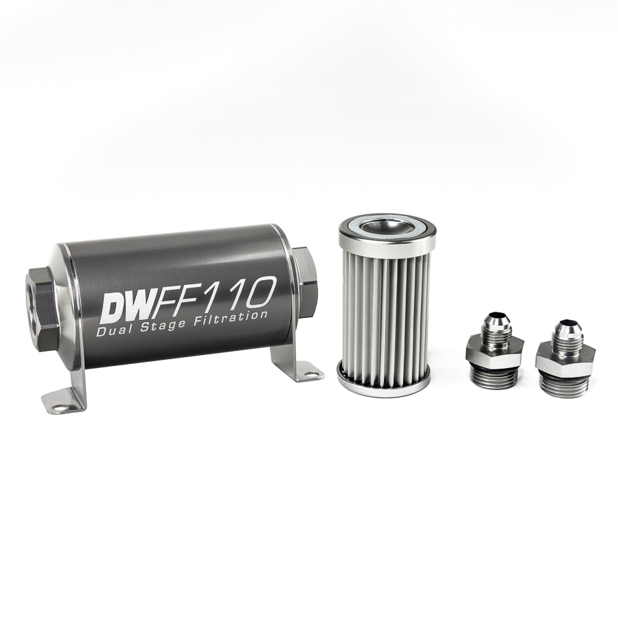 DeatschWerks In-Line Fuel Filter and Housing Kit (8-03-110-005K-6)