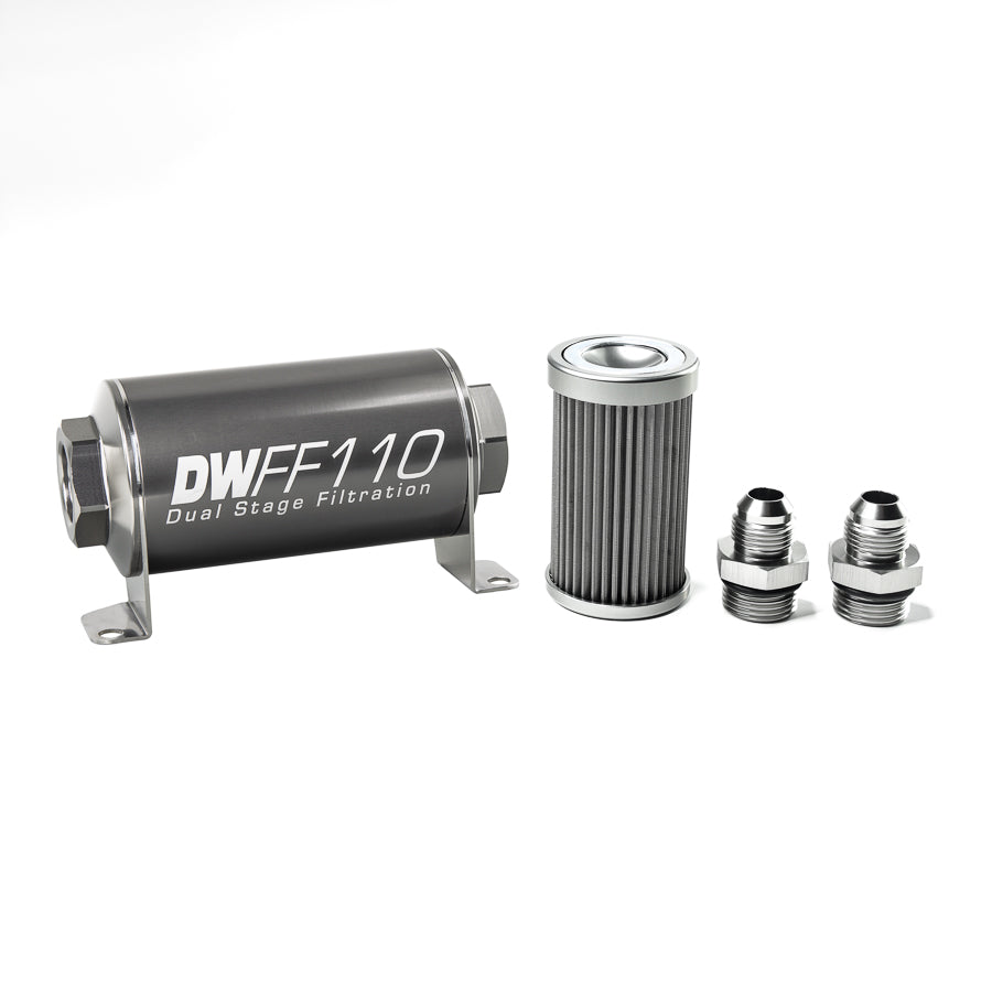 DeatschWerks In-Line Fuel Filter and Housing Kit (8-03-110-040K-8)
