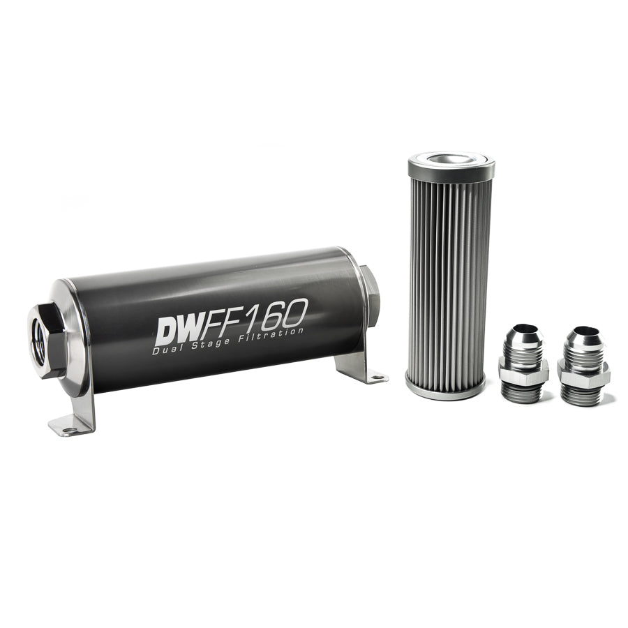 DeatschWerks In-Line Fuel Filter and Housing Kit (8-03-160-010K-10)