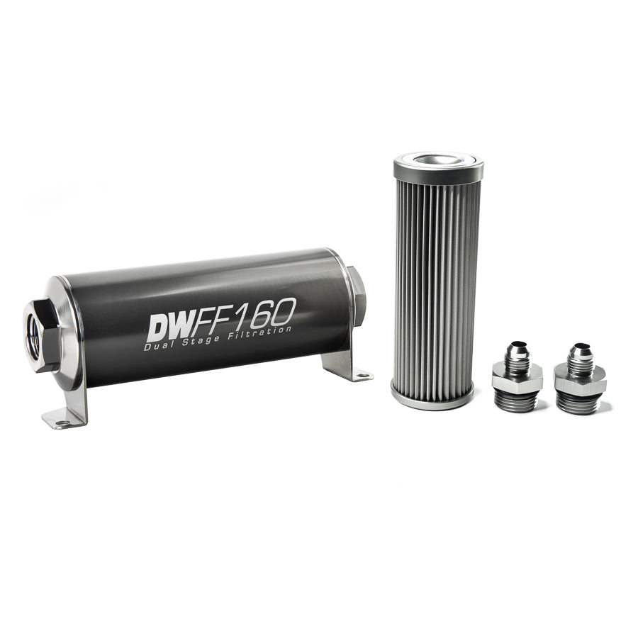 DeatschWerks In-Line Fuel Filter and Housing Kit (8-03-160-010K-6)