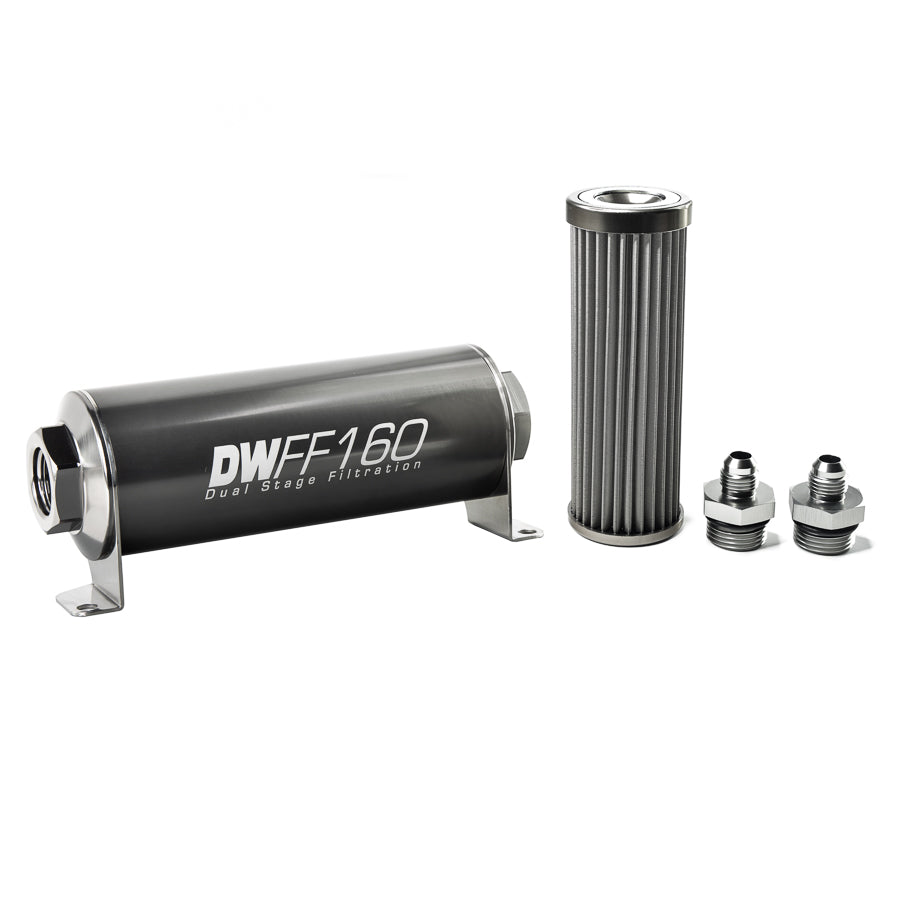 DeatschWerks In-Line Fuel Filter and Housing Kit (8-03-160-040K-6)