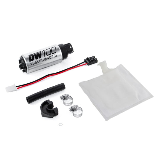 DeatschWerks DW100 Series 165lph In-Tank Fuel Pump w/ Install Kit for Subaru Impreza exc WRX and STI (93-07) OE Replacement