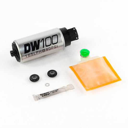 DeatschWerks DW100 Series 165lph In-Tank Fuel Pump w/ Install Kit for Honda S2000 (06-09) OE Replacement