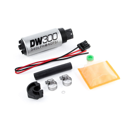 DeatschWerks DW300 Series 340LPH In-Tank Fuel Pump w/ Install Kit for Nissan 240SX (89-94)