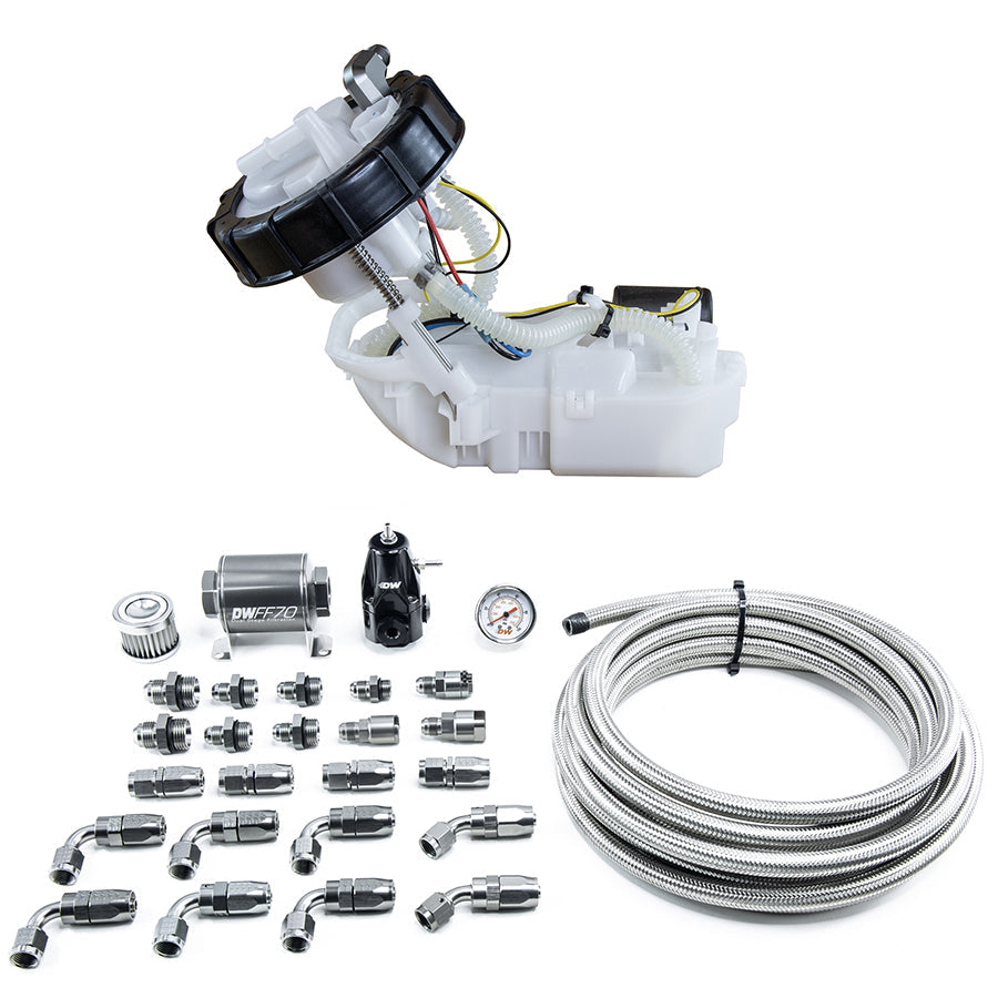 DeatschWerks DW400 Fuel Pump Module + Return Kit SS CPE for 7th Gen Honda Civic Si