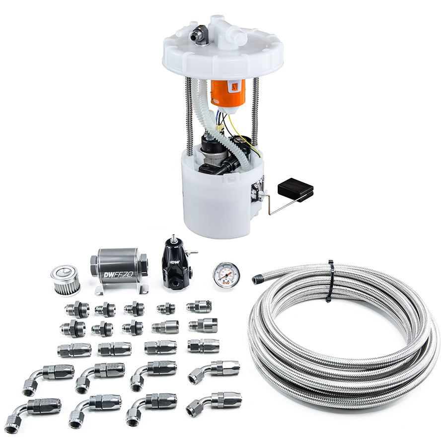 DeatschWerks DW400 Fuel Pump Module + Return Kit SS CPE for 8th Gen 2006-11 Honda Civic Si K20