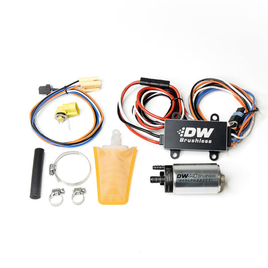 DeatschWerks DW440 Brushless 440LPH In-Tank Fuel Pump w/ Install Kit for Nissan 240SX S14 (94-98)