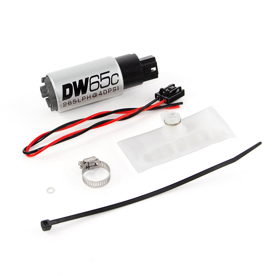 DeatschWerks 265LPH Compact Fuel Pump w/ 9-1030 Install Kit