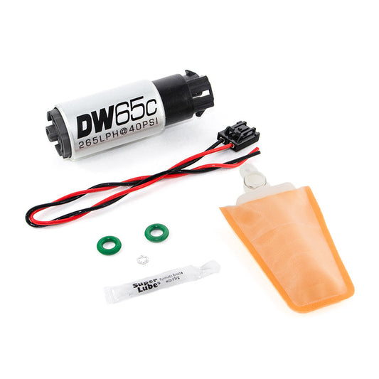 DeatschWerks DW65C Series 265LPH Compact Fuel Pump w/ Mounting Clips (9-652-1006)