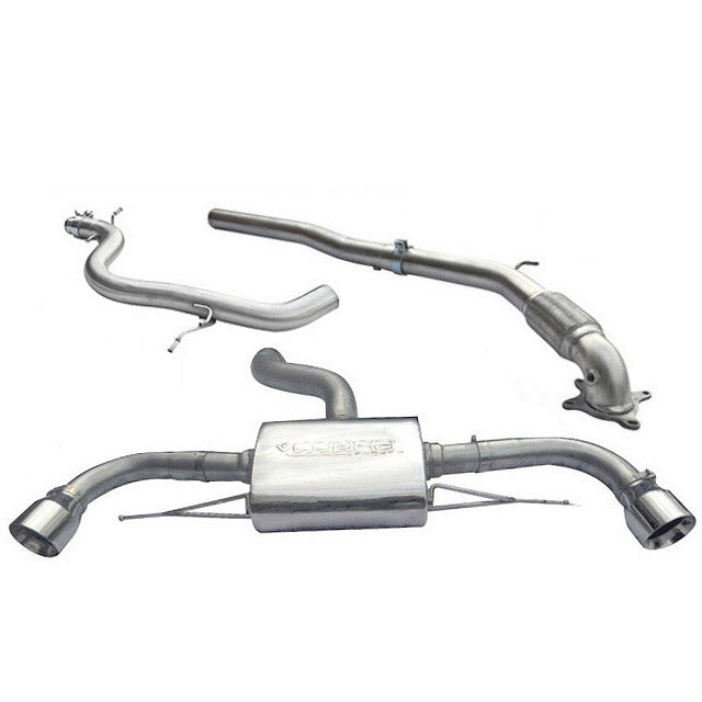 Cobra Dual Exit Turbo Back Performance Exhaust - Audi TT 8J 1.8/2.0 TFSI 2WD (11-14)