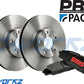 Pagid Front Brake Discs & PBS Pro Race Pads - Honda Civic Type R EP3 FN2