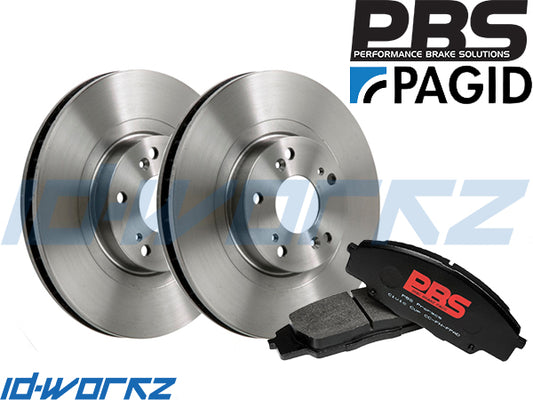 Pagid Front Brake Discs & PBS Pro Race Pads - Honda Civic Type R EP3 FN2