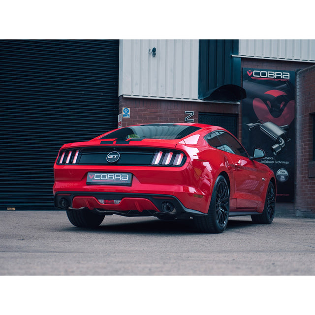 Cobra Venom Box Delete Axle Back Performance Exhaust for Ford Mustang 2.3 EcoBoost Convertible (2018>)