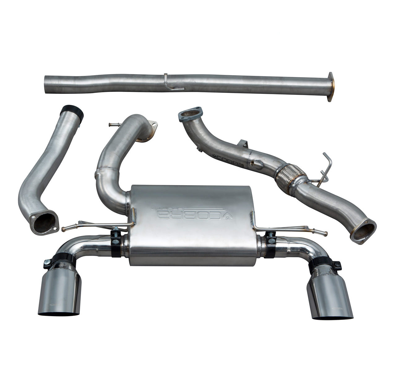 Cobra Turbo Back Performance Exhaust - Ford Focus RS Mk3