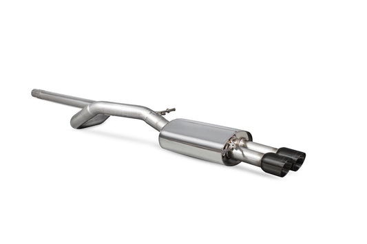 Scorpion Non-Res Cat Back Exhaust (Black) - Volkswagen Polo GTI 1.8T 9N3 06-11