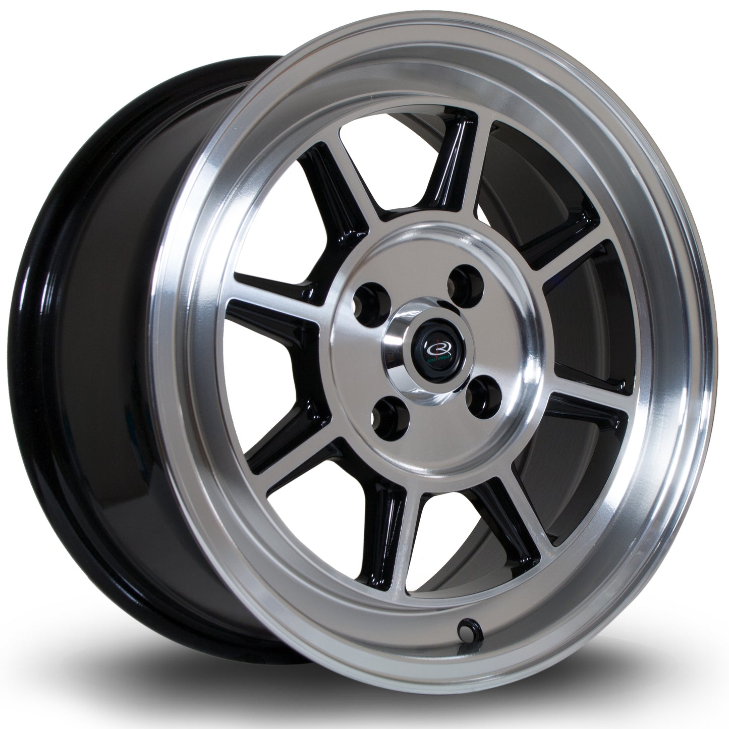 Rota BM8 Alloy Wheels - 15x7 | 4x100 | ET35 | Gloss Black/Polished Face