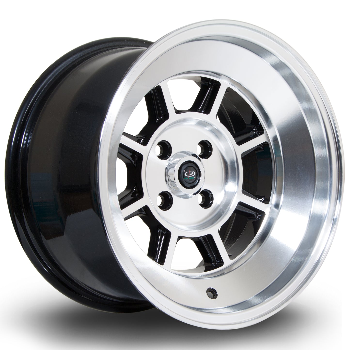 Rota BM8 Alloy Wheels - 15x9 | 4x114 | ET0 | Gloss Black/Polished Face
