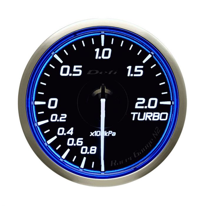 Defi DF Racer 60mm Turbo 200 Boost Gauge (Blue)