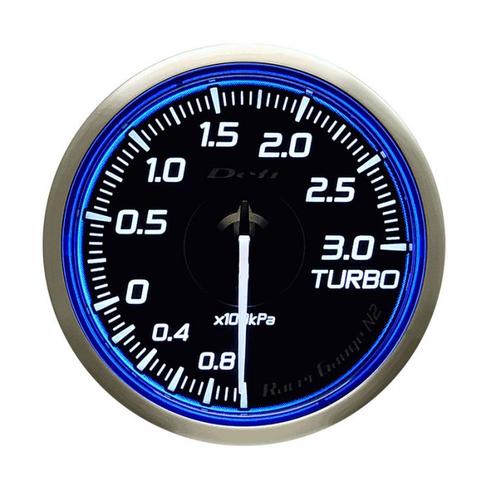 Defi DF Racer 60mm Turbo 300 Boost Gauge (Blue)