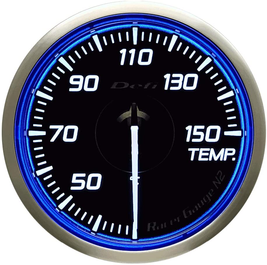 Defi DF Racer 60mm Temp Gauge (Blue)