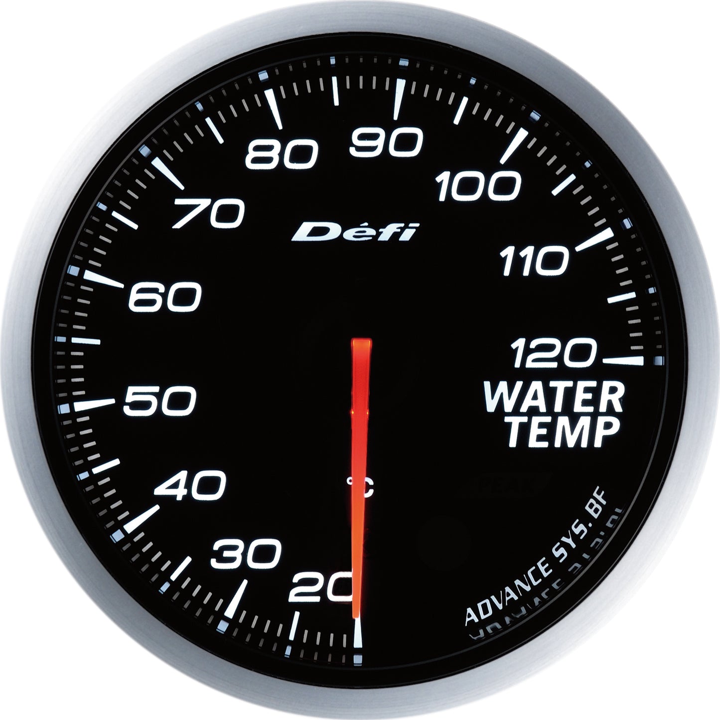 Defi Advance BF 60mm Water Temp Gauge (White)