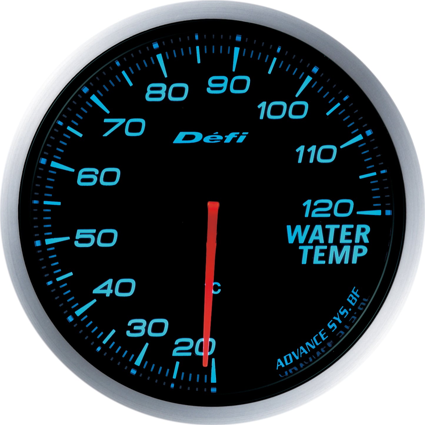Defi Advance BF 60mm Water Temp Gauge (Blue)