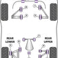 Powerflex Rear Lower Wishbone Adjuster Bush for TVR Cerbera