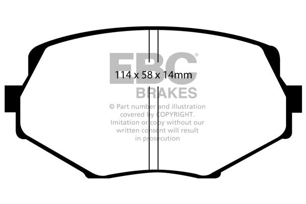EBC Ultimax Front Brake Pads - DP1002