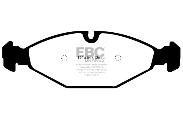 EBC Yellowstuff Front Brake Pads - DP41009R