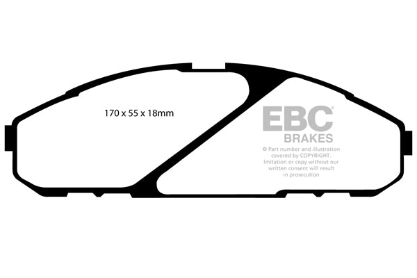 EBC Ultimax Front Brake Pads - DP1020