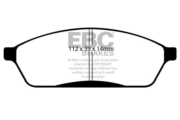 EBC Ultimax Front Brake Pads - DP1023