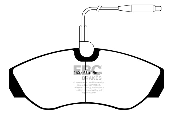 EBC Ultimax Front Brake Pads - DP1025