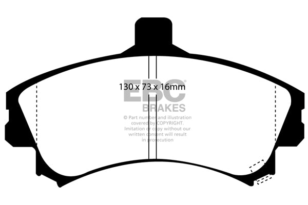 EBC Yellowstuff Front Brake Pads - DP41045R