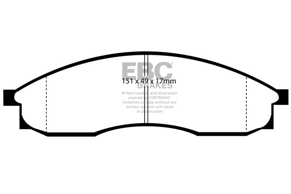 EBC Ultimax Front Brake Pads - DP1046